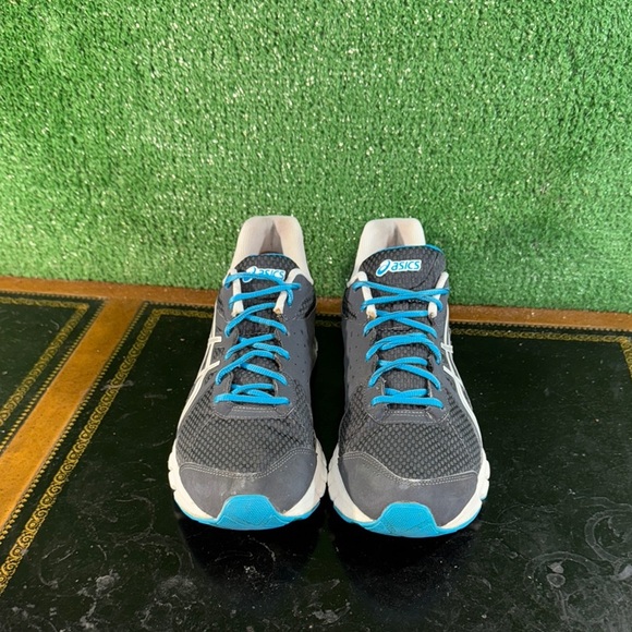 ASICS Rush33 Charcoal Grey Blue T1H2N Men’s Size 12 - Picture 2 of 7